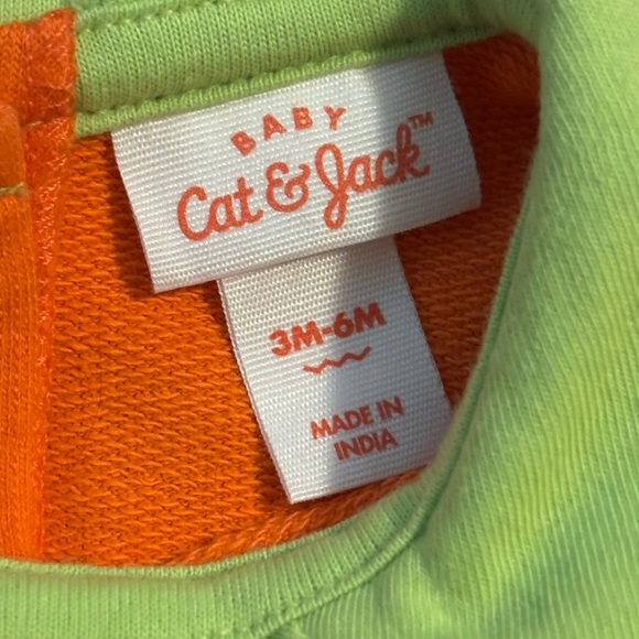 Cat & Jack Orange and Green Kids Matching Set - Picture 3 of 3
